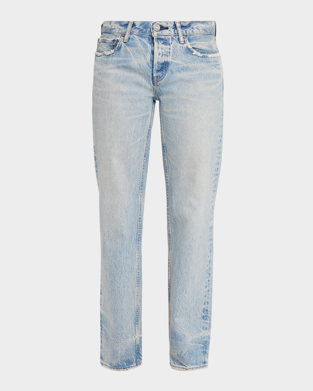 MOUSSY VINTAGE Wildwood Low-Rise Straight Jeans