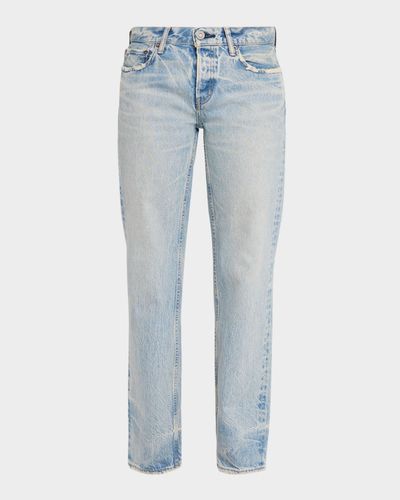 MOUSSY VINTAGE Wildwood Low-Rise Straight Jeans