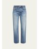 MOUSSY VINTAGE Wythe Mid-Rise Straight-Leg Jeans - 1