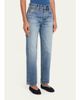 MOUSSY VINTAGE Wythe Mid-Rise Straight-Leg Jeans - 4