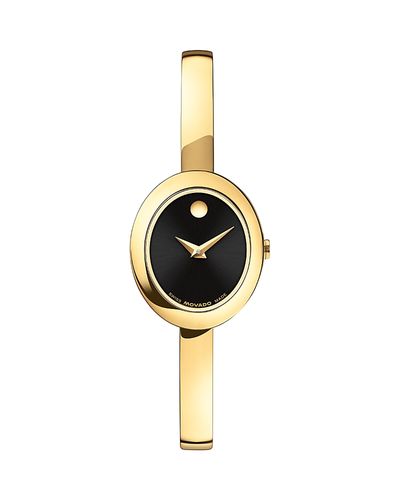 Movado Movado Museum Bangle Oval Watch, 22m x 26mm