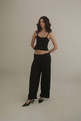 Mpaz Studio Mpaz Studio Sofia Full Length Pants in Black, Women's at Urban Outfitters