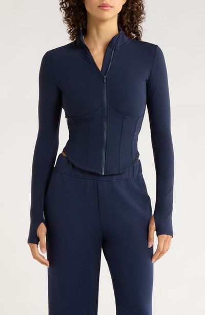 MPG MPG Sculpt Corset Seamed Crop Zip-Up Jacket