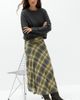 M&S M&S Check Plaid Midi Skirt - 5
