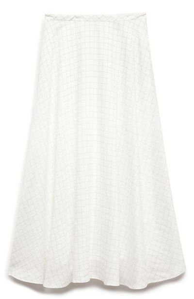 M&S M&S Checked Midi Skirt