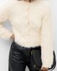 M&S M&S Hairy Faux Fur Cardigan - 1