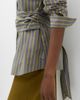 M&S M&S Stripe Tie Waist Button-Up Shirt - 2