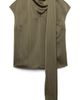 M&S M&S Tie Neck Drape Satin Top - 4