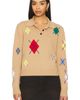 MSGM MSGM Broken Argyle Sweater - 1