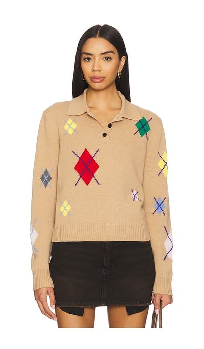 MSGM MSGM Broken Argyle Sweater