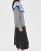 MSGM MSGM Fair Isle Cape Sweater Grey - 5