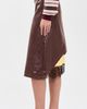 MSGM MSGM Leather Skirt Cocoa Brown - 4