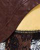 MSGM MSGM Leather Skirt Cocoa Brown - 6