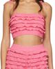 MSGM MSGM Pink Linen Camisole - 1
