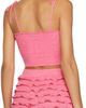 MSGM MSGM Pink Linen Camisole - 3