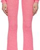 MSGM MSGM Pink Linen Lounge Pants - 1
