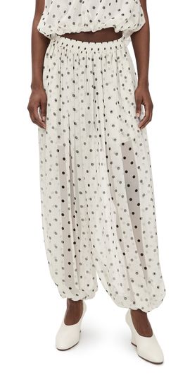 MSGM MSGM Polka Dot Pants Black