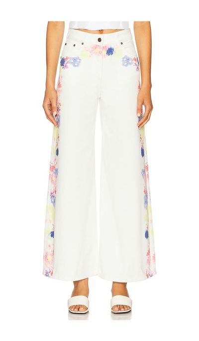 MSGM MSGM Printed Wide Leg Pants