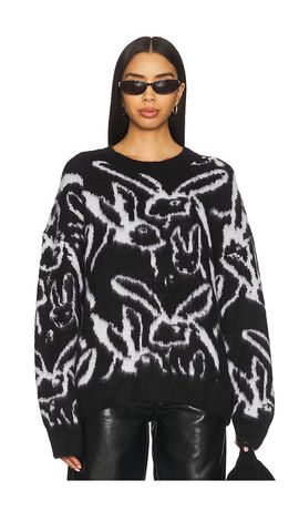 MSGM MSGM Sketched Bunnies Sweater