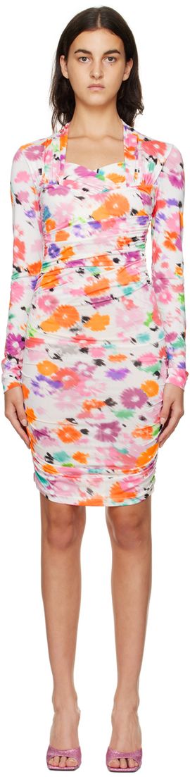 MSGM MSGM White Print Minidress