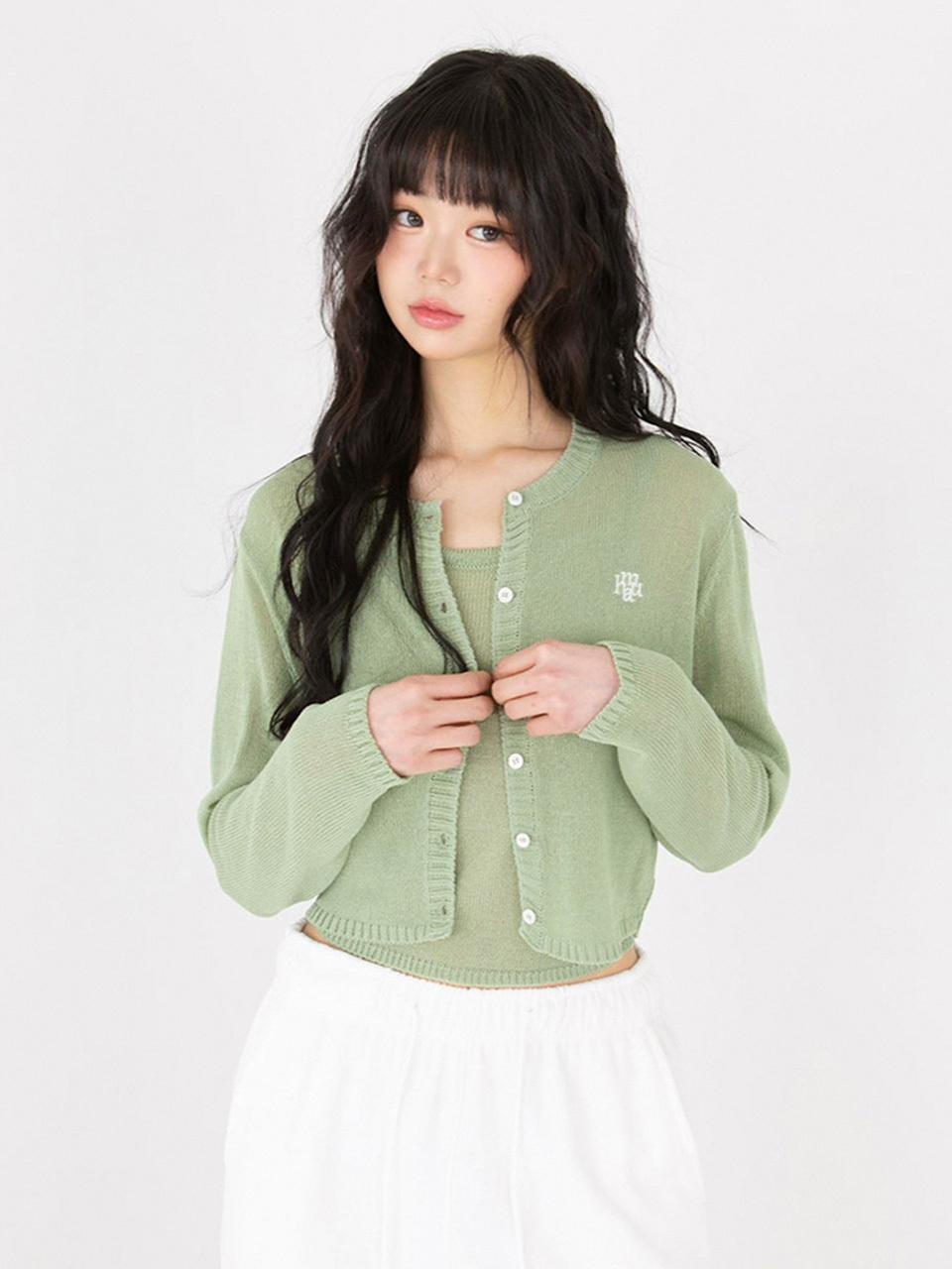 muahmuah Regular-fit Round Cardigan