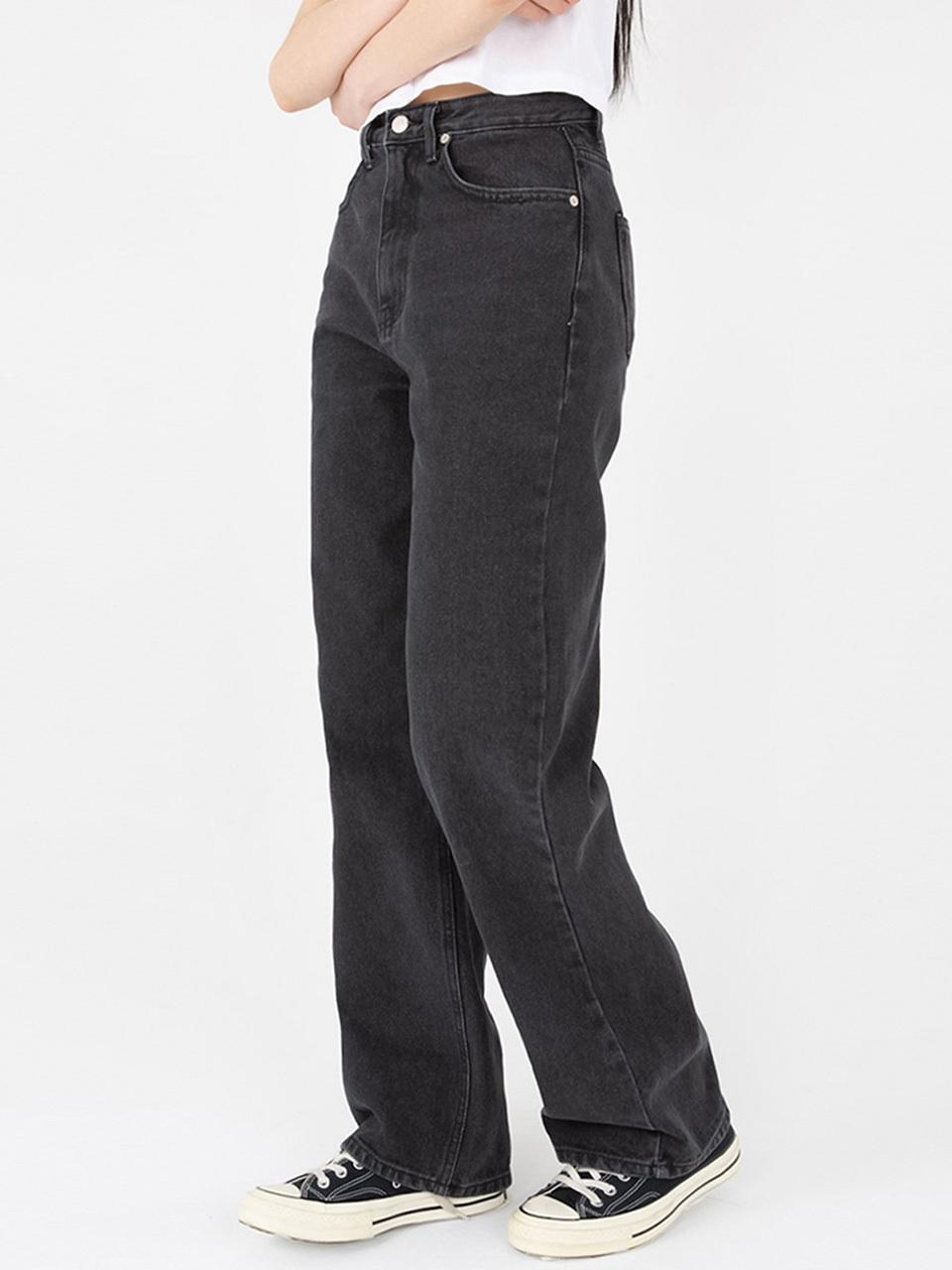 muahmuah Washed Wide Denim Pants [2 colors]
