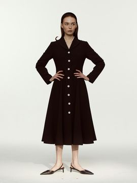MUARMUS Elizabeth Botton Dress [Black]