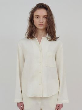 MUARMUS Sage Crease Shirt [Ivory]