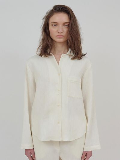 MUARMUS Sage Crease Shirt [Ivory]
