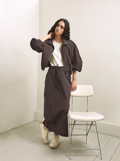 mu:arvo Performance Long Skirt [Brown]