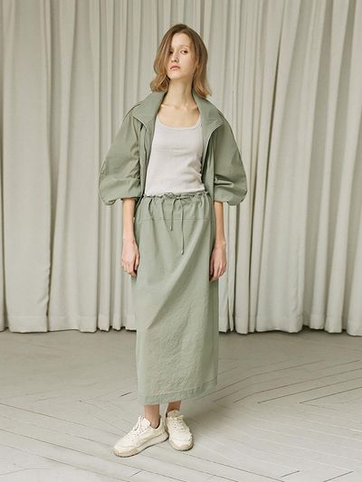 mu:arvo Performance Long Skirt [Soft Khaki]