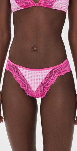 MUCCI MUCCI Amara Thong Strawberry Gingham
