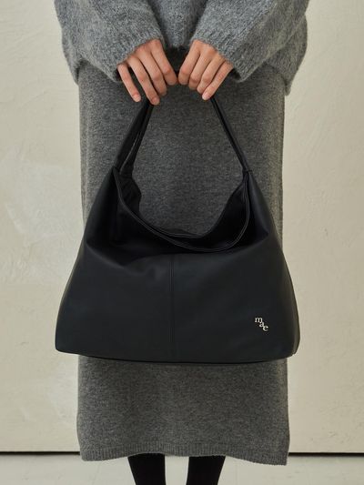 mucu and ebony Ballon Shoulder Bag [Black]