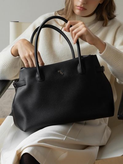 mucu and ebony Mne Tote Bag [Black]