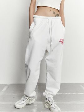 MUDIDI Raspberry Jogger Pants 001 (White)