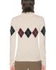 Mugler Mugler Argyle Knit Turtleneck Sweater - 3