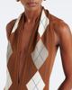 Mugler Mugler Argyle virgin wool bodysuit - 3
