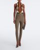 Mugler Mugler Argyle virgin wool bodysuit - 7
