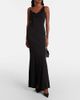 Mugler Mugler Asymmetric crÃªpe gown - 2