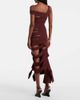 Mugler Mugler Asymmetric cut-out midi dress - 3