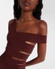Mugler Mugler Asymmetric cut-out midi dress - 5