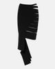 Mugler Mugler Asymmetric cutout midi skirt - 1