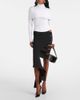 Mugler Mugler Asymmetric cutout midi skirt - 2