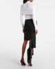 Mugler Mugler Asymmetric cutout midi skirt - 3