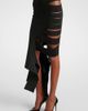 Mugler Mugler Asymmetric cutout midi skirt - 5