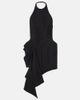 Mugler Mugler Asymmetric draped minidress - 1