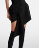 Mugler Mugler Asymmetric draped minidress - 5
