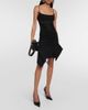 Mugler Mugler Asymmetric gathered minidress - 2
