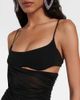 Mugler Mugler Asymmetric gathered minidress - 4
