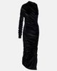 Mugler Mugler Asymmetric velvet jersey maxi dress - 1